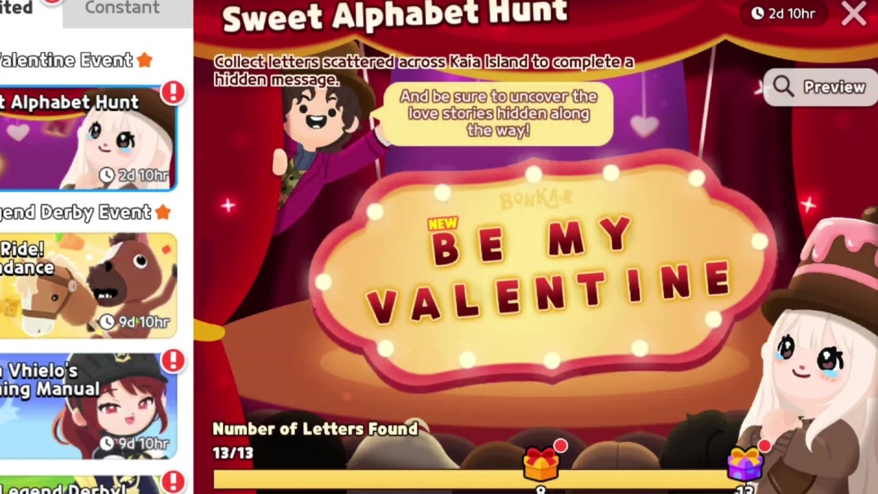 SWEET ALPHABET HUNT PLAY TOGETHER ALL LOCATION