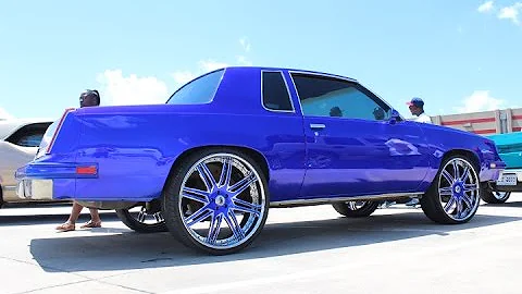 Veltboy314 - Candy Blue Cutlass on 24" Asanti Wheels