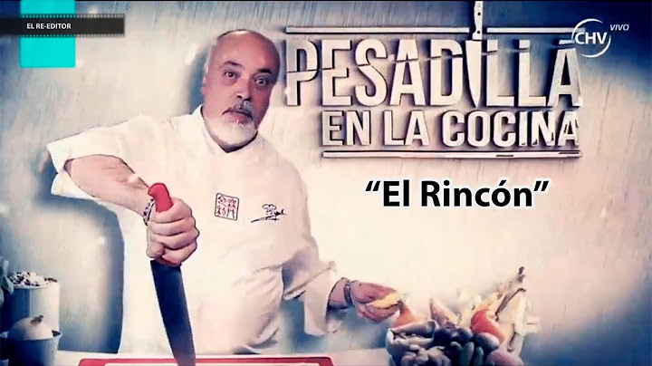 Pesadilla en la cocina "EL Rincón"