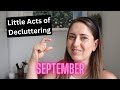 September Little Acts of Decluttering | #minimalist #declutteryourlife #declutter #mariekondo