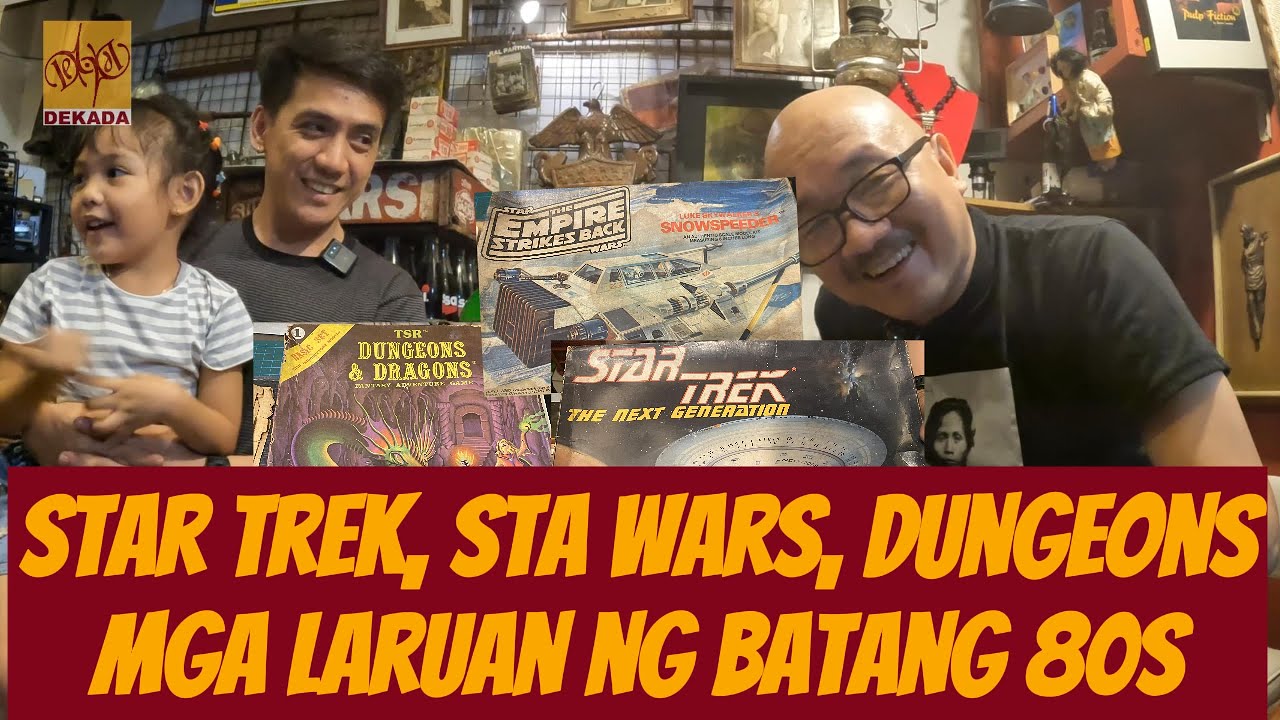 Dekada Collectibles Show S3 E17: Star Trek, Star Wars, Dungeons & Dragons - Mga Toys ng Batang 80s