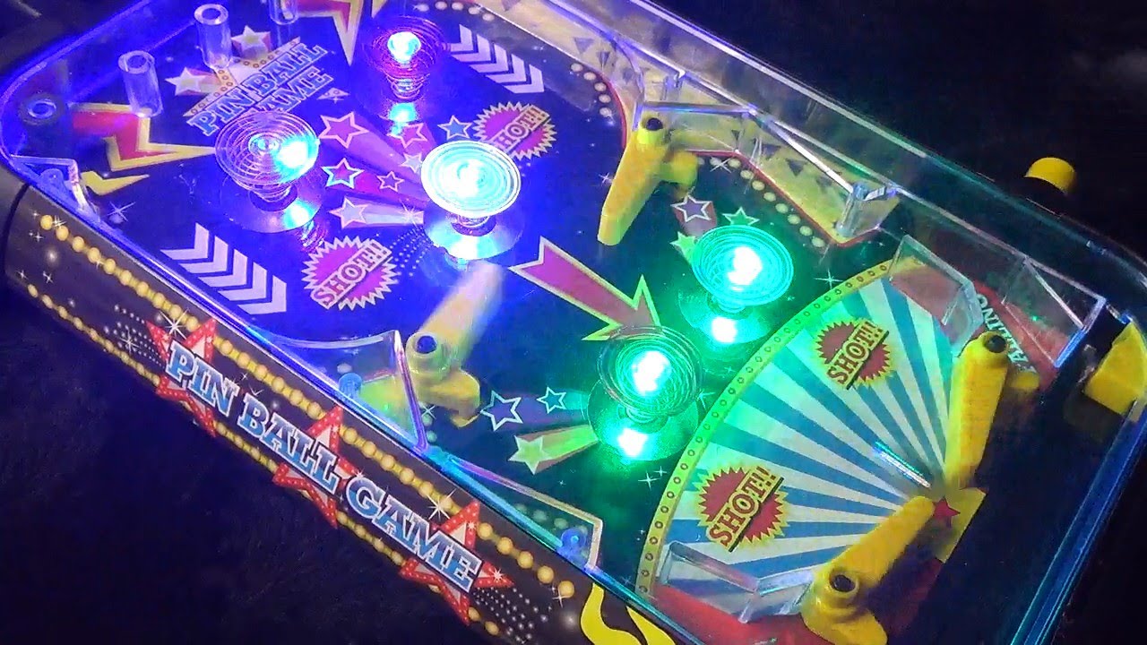 電動 トイ ピンボールゲーム オートスコアカウンター おしゃれ 雰囲気 サウンド スコア ライト 光る 綺麗 楽しい お手軽 おもちゃ 玩具 アーケード Pinball Game Toy ブラゼ Youtube