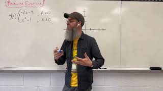 Algebra: Graphing Piecewise Linear and Quadratic Functions