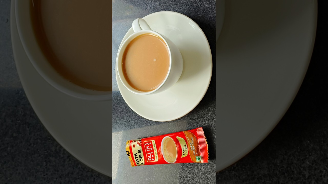 Tata Coffee Premix all in one instant coffee for ideal use 