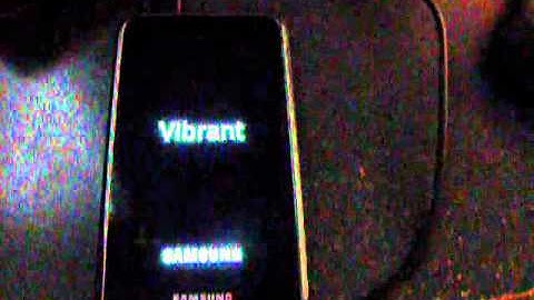 T-Mobile Vibrant running Nero v3/Voodoo with the Bios Boot Screen