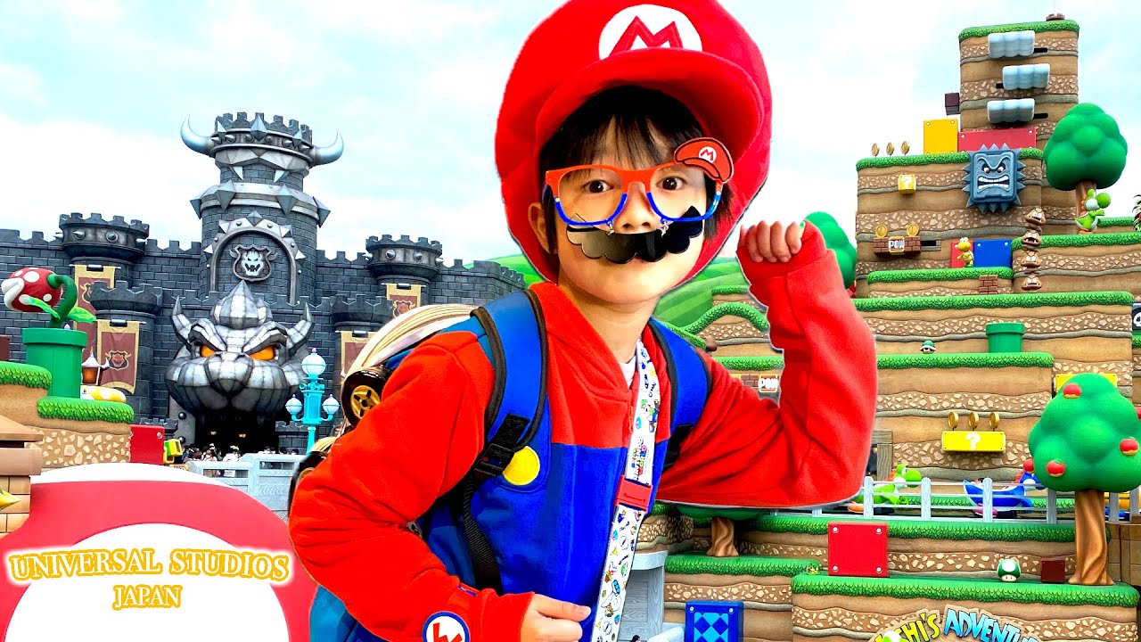USJのマリオの世界『スーパー・ニンテンドー・ワールド』家族で遊ん