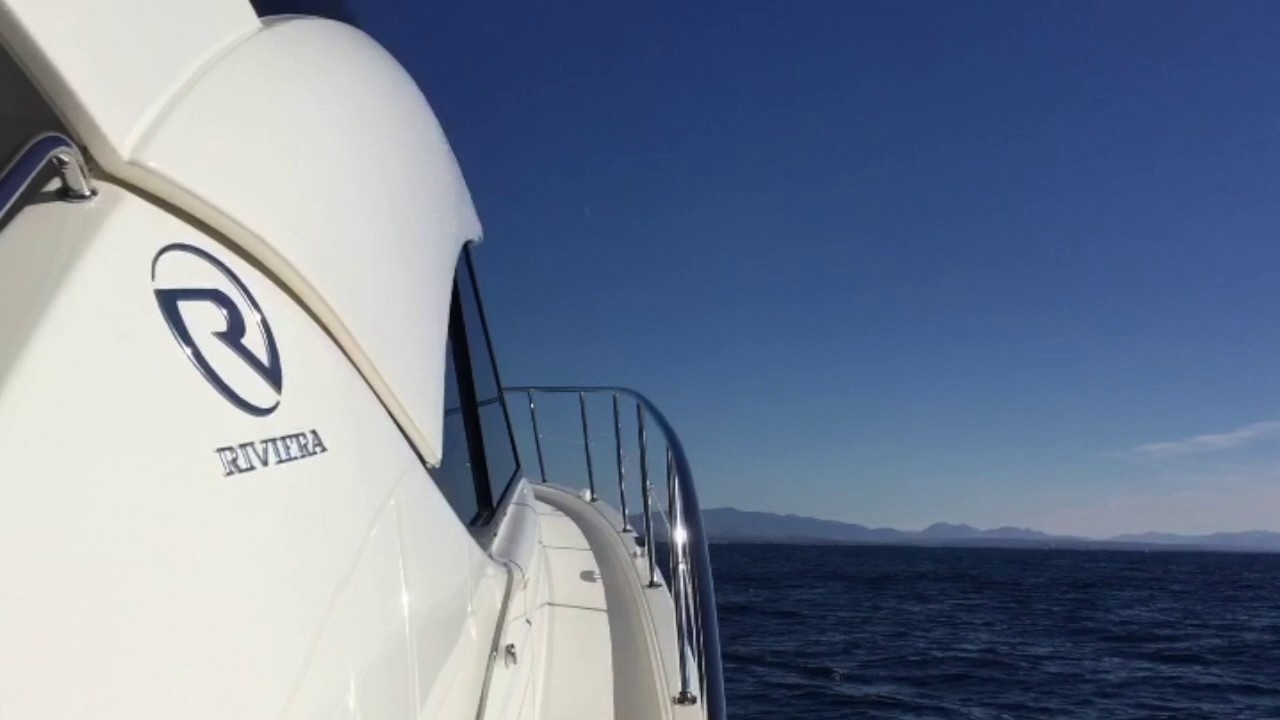 Riviera Sport Yacht Coupe Sea Trial Ride along with Ian Van Tuyl