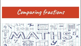 Comparing fractions using a bar model