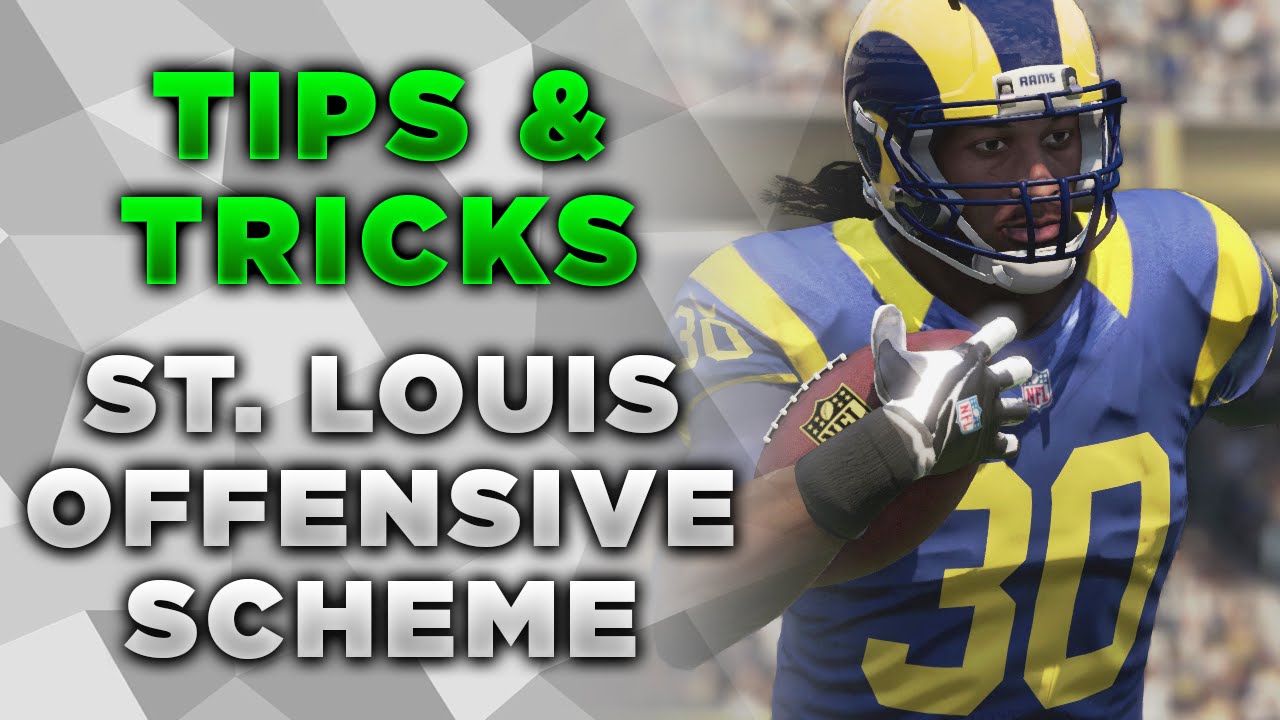 Madden 16 Tips | Full Rams Offensive Scheme
