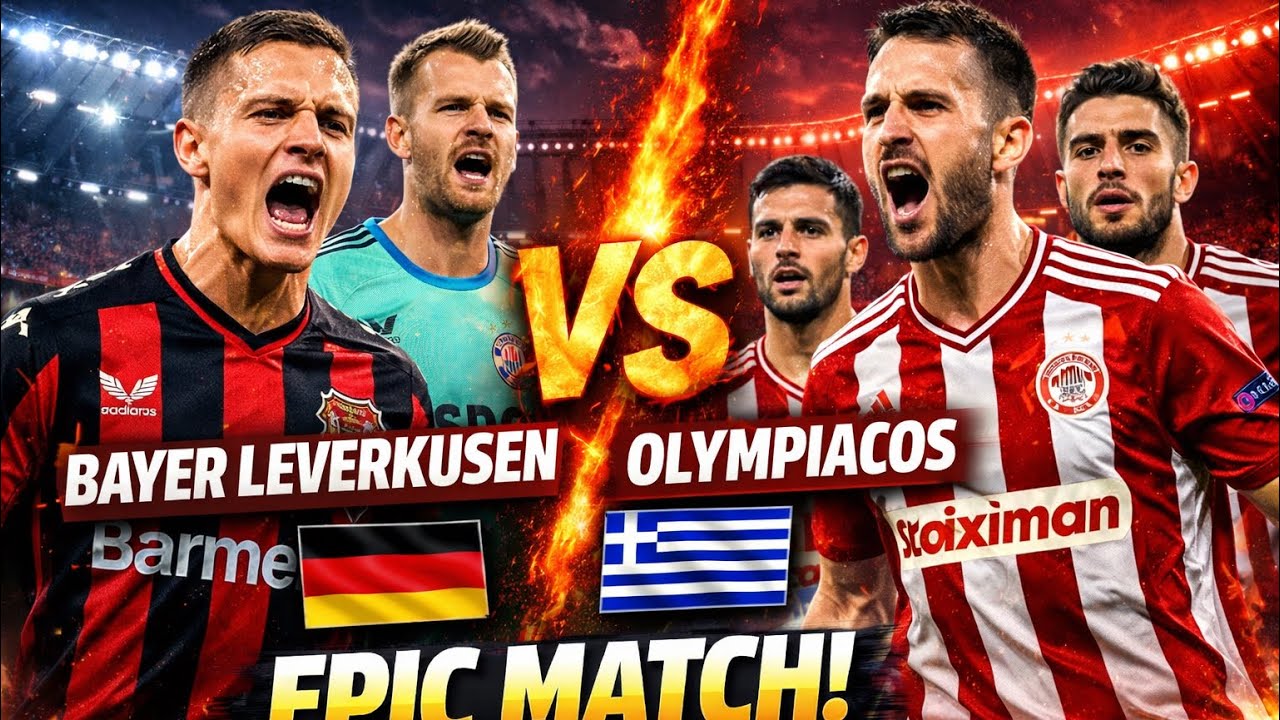 Champions League - Leverkusen  vs Olympiacos