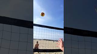 POV Volleyball Rally #volleyball #beach #beachvolleyball #sandvolleyball