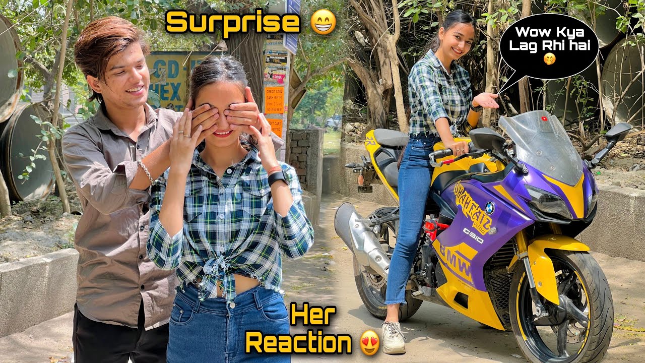Riya Reaction On My Modified BMW Bike😍| Ye Ladki To Bike Ki Deewani Hogayi😱