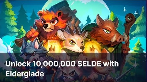 Unlock 10,000,000 $ELDE with Elderglade. Sweat Wallet Learn & Earn
