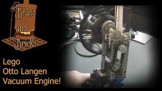 Lego Otto Langen Vacuum Engine #1 - It Actually Works