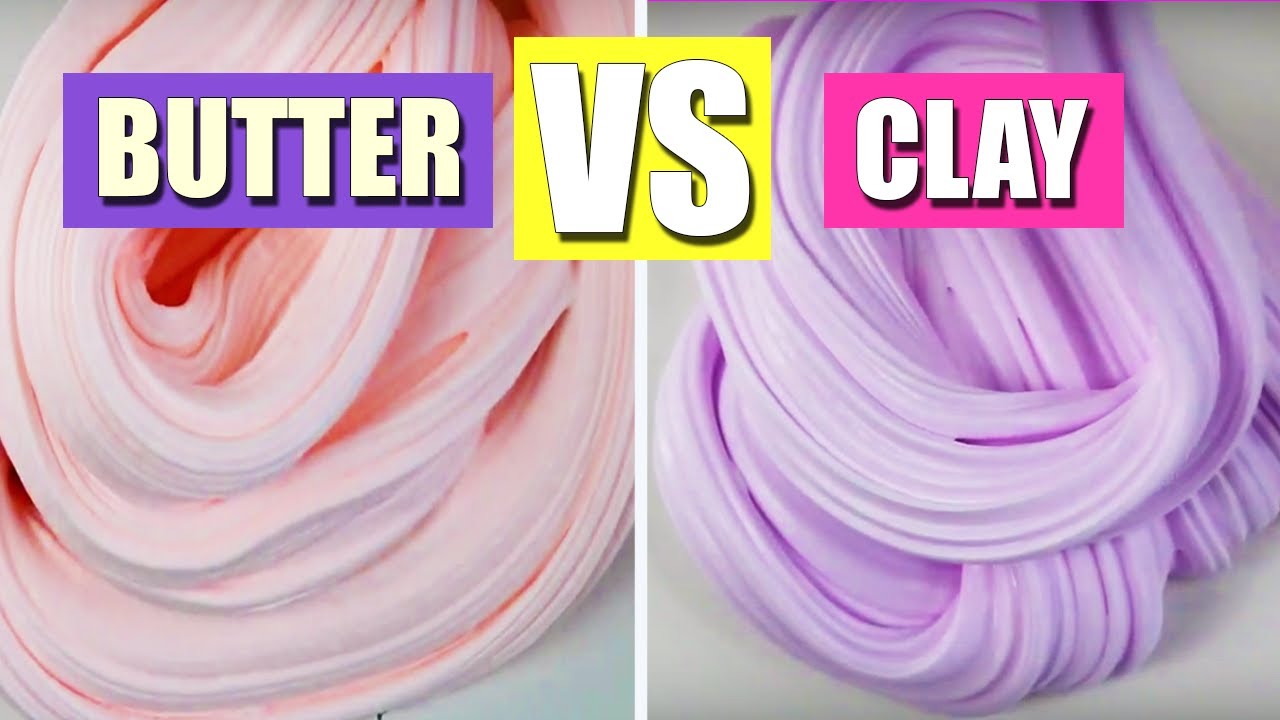 How To Make Clay Slime Vs How To Make Butter Slime No Borax