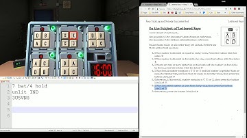 KTANE   How to   Alphabet & Lettered Keys