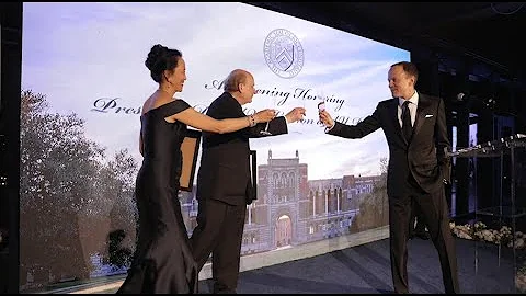 An evening honoring David Leebron and Y. Ping Sun