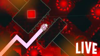GEOMETRY DASH LIVE 🔴 | Sakupen Hell 84%, 82%, 39-100% x3 |