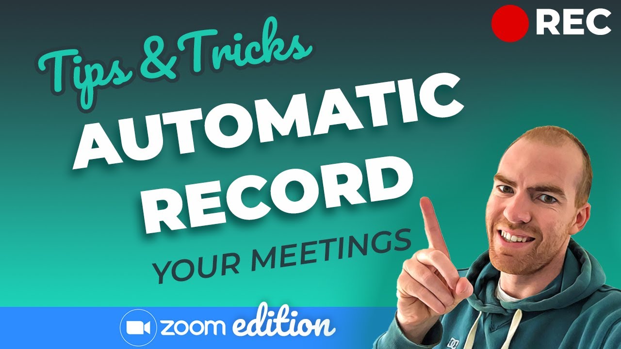 How to automatically record Zoom Meetings | Tips &... - youtube