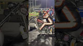 Chopper Challenges Kawasaki ZX-14!