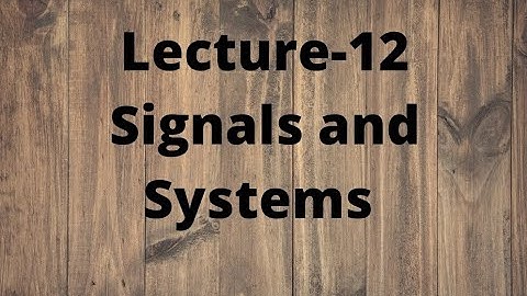 Lecture 12 SAS || invertible or non invertible systems