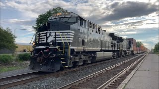 NS 4476 (DC - AC) leads an eastbound Intermodal Train at Waterloo, IN (June 7, 2021)