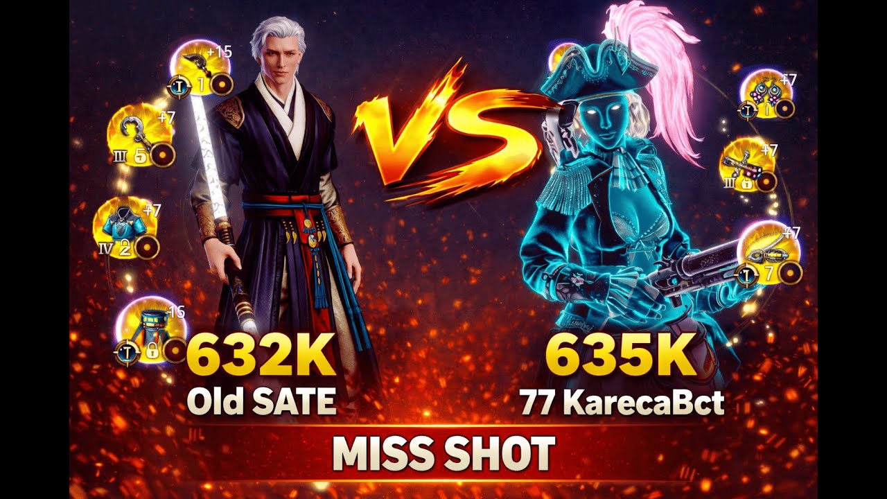 Old Sate 632K vs 77 KarecaBct 635K 😂 First Missed Shot | MIR4 Global