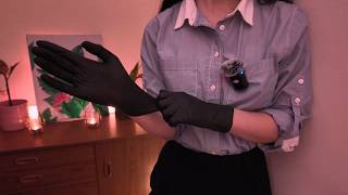 quick visit to the chiropractor [asmr] crunchy sounds, adjustments, massage, back tracing