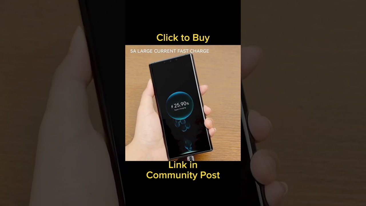 100W USB Type C Cable to USB C 7A Fast Charging