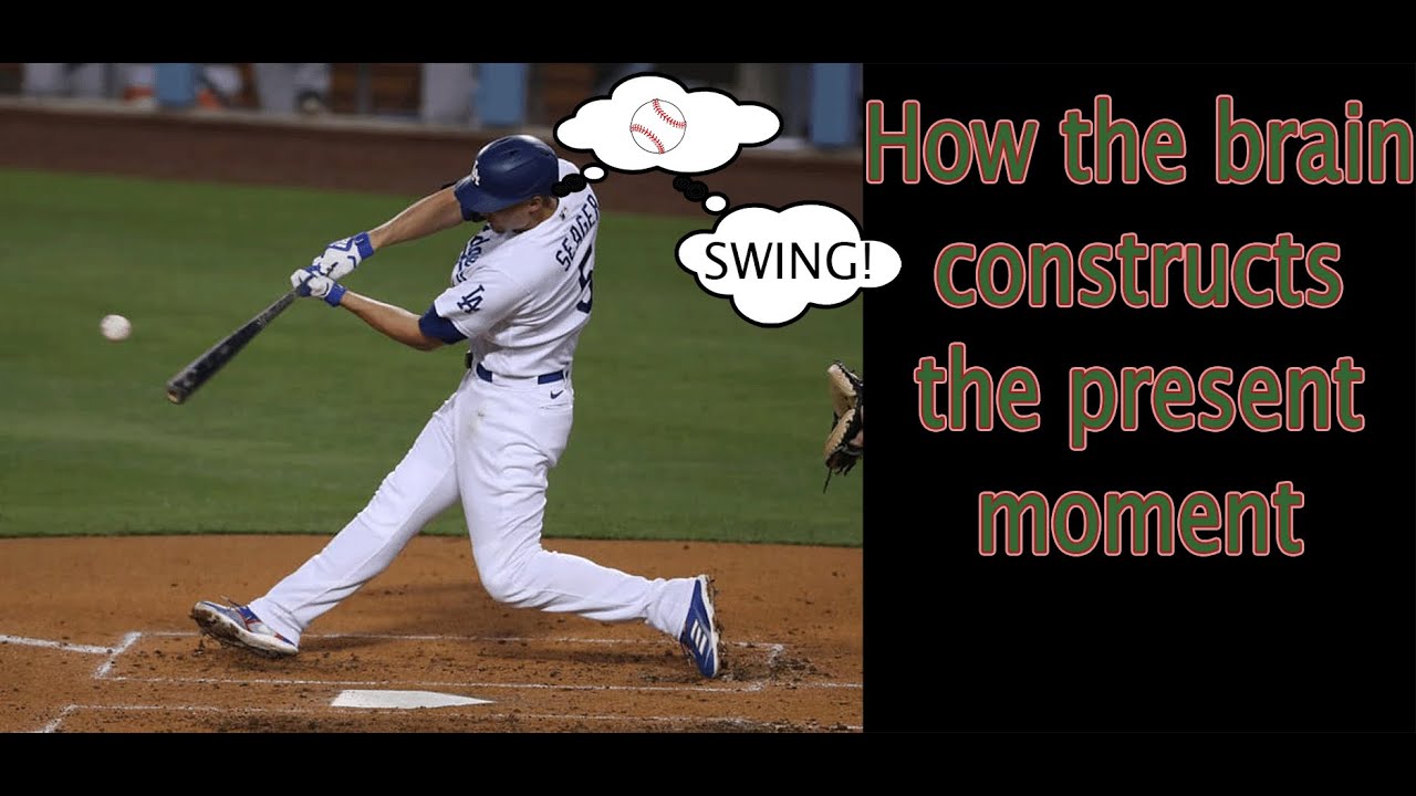 How the brain constructs the present moment