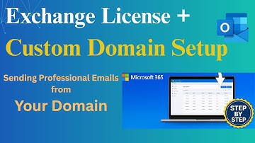 Use Your Own Domains in Microsoft 365 | Assign Exchange License | Send Emails with your own domain
