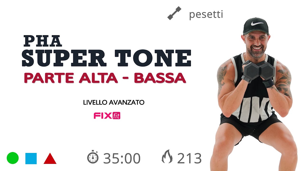 Tonificazione Total Body: Allenamento PHA Super Tone Senza Salti
