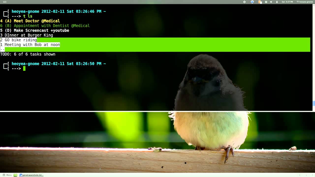 Todo.txt - Todo List Manager - Linux CLI