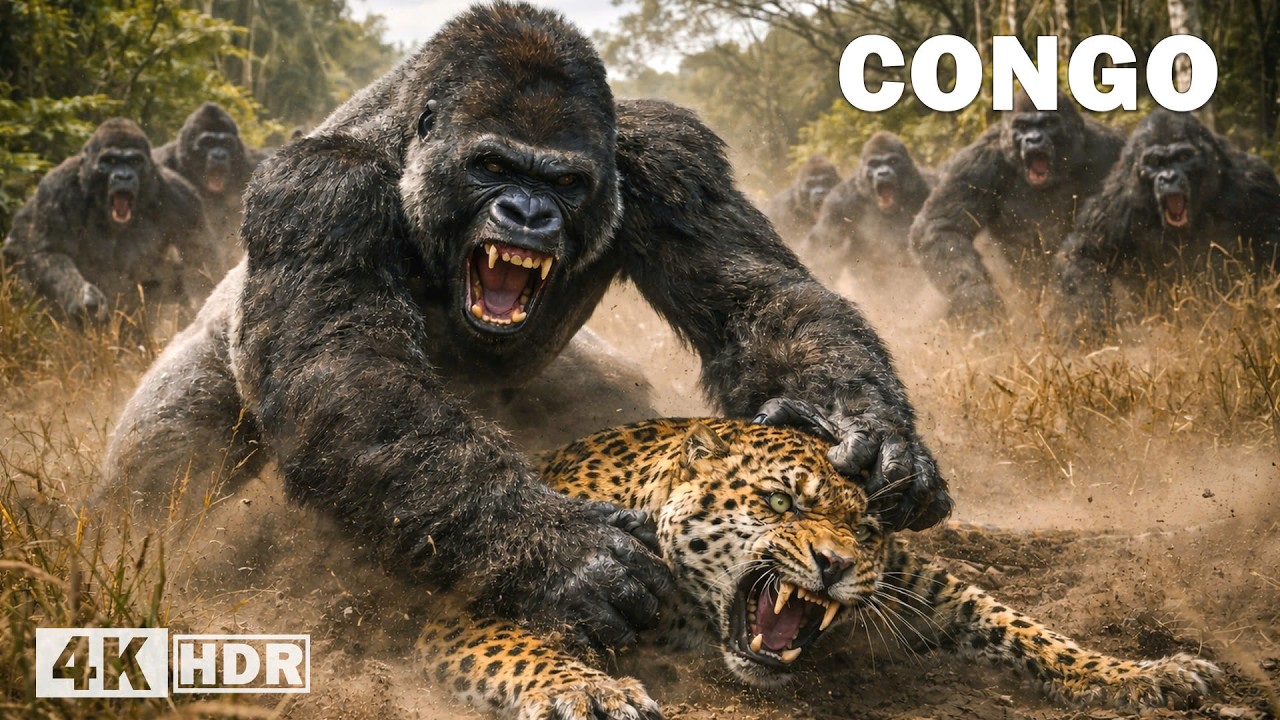 CONGO SAUVAGE | La Légende de King Kong et les Prédateurs les Plus Dangereux |Documentaire animalier