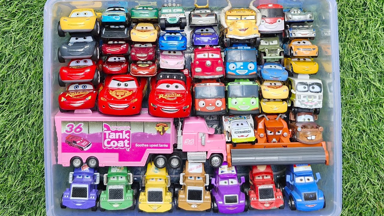 Disney Pixar Cars Unboxing Review | Lightning McQueen, Tow Mater, Doc Hudson, Sally Carrera, Cruz