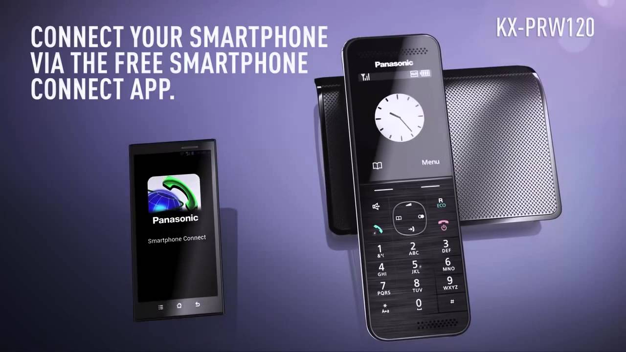 The New Panasonic KX PRW120 And KX PRS120 Premium Design DECT Phones