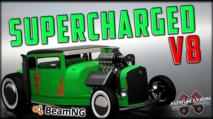 I Built A Crazy Supercharged Hot Rod!! Automation - BeamNG