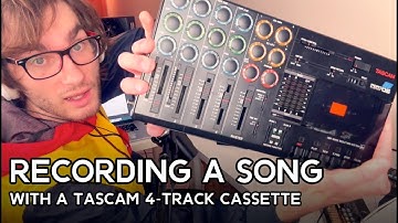 Recording a Song with a 4-Track Cassette Recorder