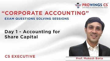 ACCOUNTING OF SHARE CAPITAL