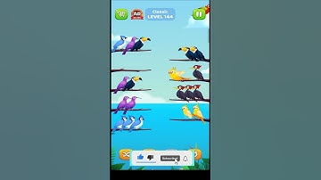 Bird Sort Puzzle l Classic Level 144 l Bird Sort Color Puzzle l Bird Sort Puzzle Challenge - Birds