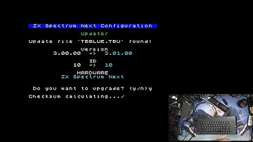 Spectrum Next Part 3 - Updating the firmware, swapping video cables, SpecDrum, & ULA Plus