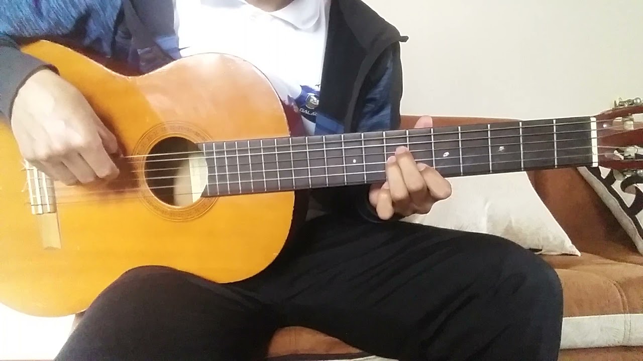 COMO TOCAR POBRE CORAZÓN/SANJUANITO ECUATORIANO/TUTORIAL PUNTEO Y ACORDES GUITARRA Re menor