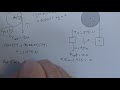 Mechanics p43: Torque and Angular Acceleration Example - Disk and Falling Mass