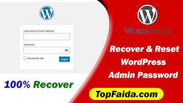 how to recover/reset wordpress admin password