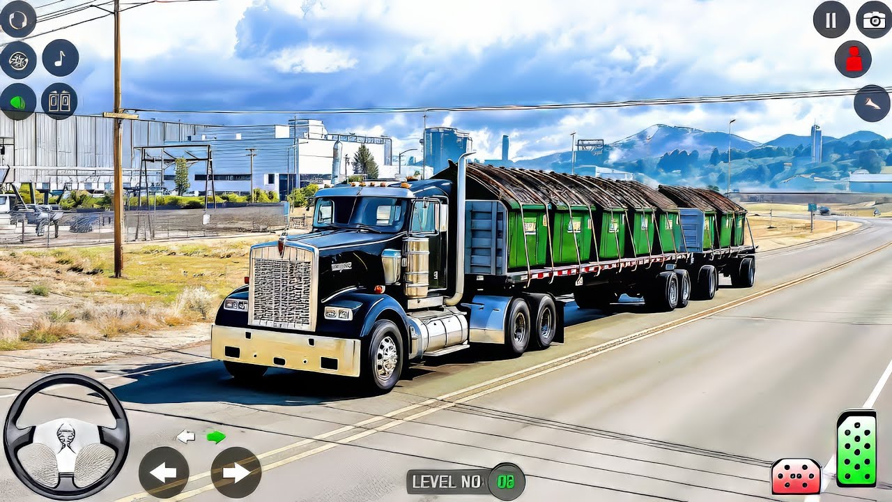US Truck Driving Games Sim 3D - Android Gameplay
