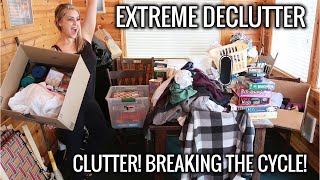 EXTREME DECLUTTER WITH ME + Organization | Break the Clutter Cycle! Mega Motivation & Transformation