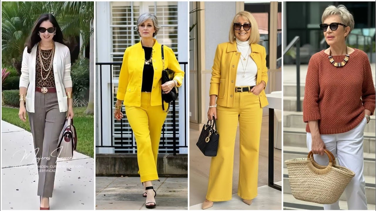 Естественная красота для женщин старше 50, 60 и 70 лет | Летняя мода 2025 для женщин 