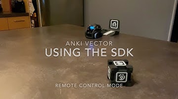 Anki Vector - Using the SDK and a quick demo of Remote Control