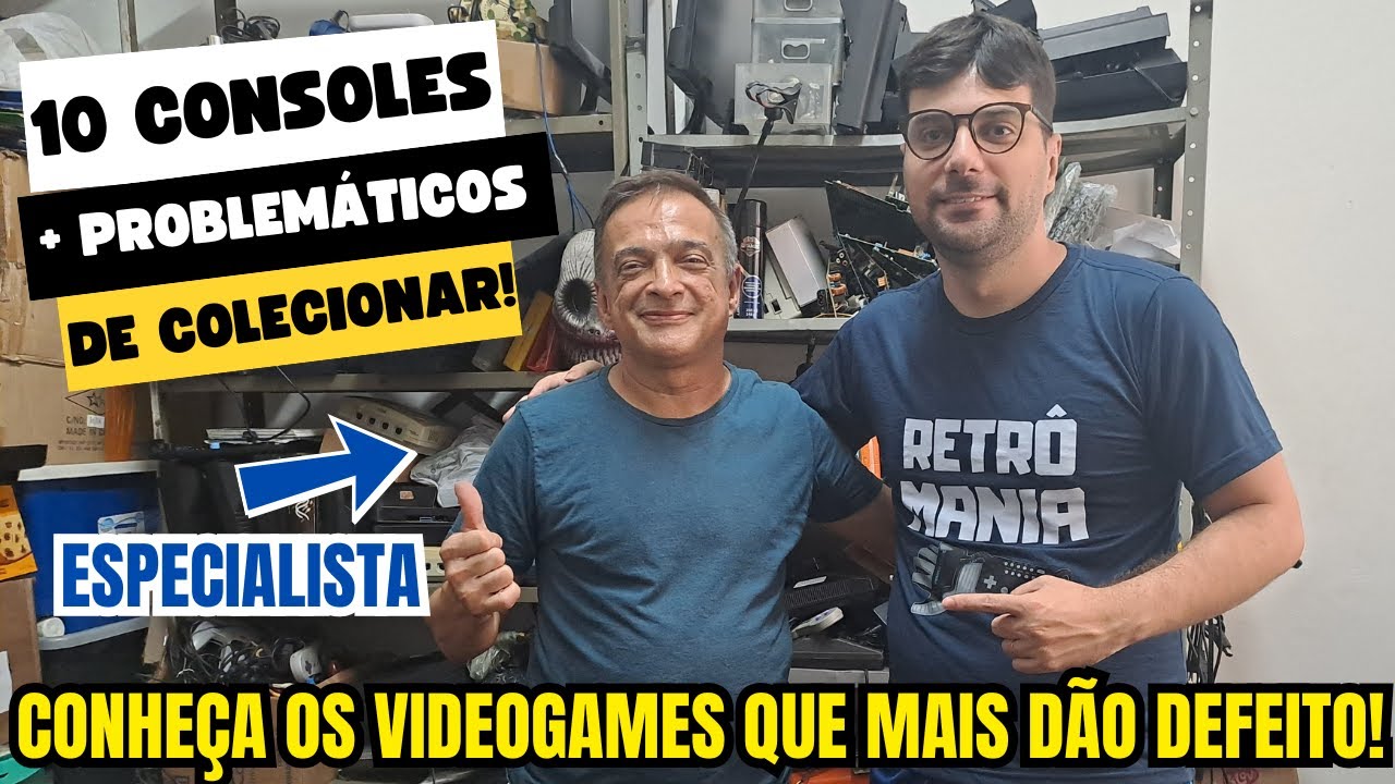 FUJA desses Videogames! Os 10 Consoles Mais Problemáticos de se Colecionar | Técnico Ivo