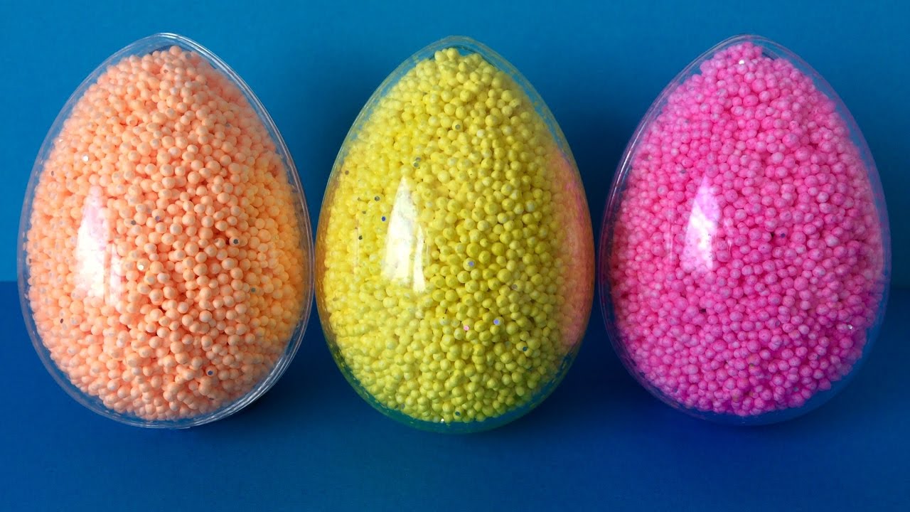 Play Foam Surprise Eggs | Disney Animals Tom and Jerry Kinder Surprise Toys